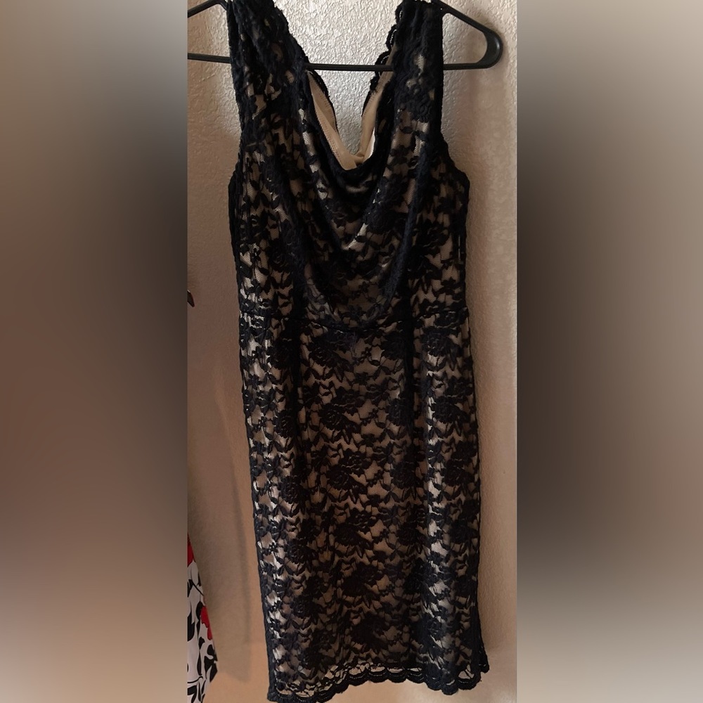 Laced black dress